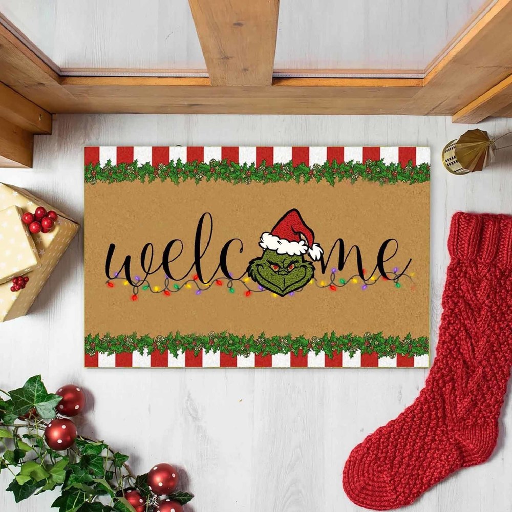 Christmas Doormat Holiday Indoor Outdoor
